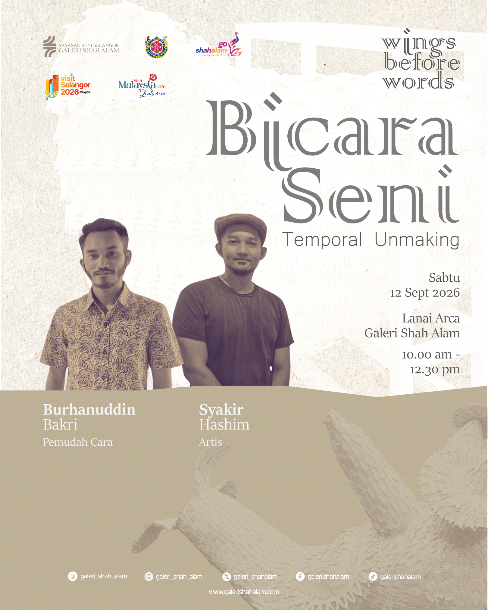 BICARA SENI TEMPORAL UNMAKING